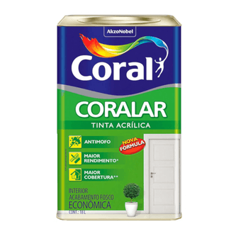 Coralar Azul Praia 18 Litros Coral - lojasepa